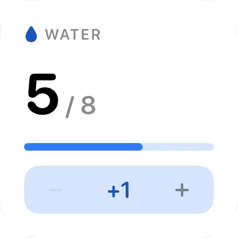 Small water widget, 5 of 8